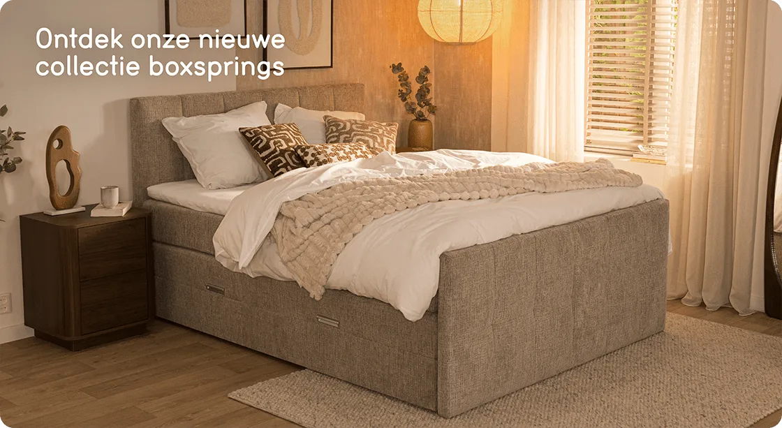 Ontdek onze nieuwe collectie boxsprings