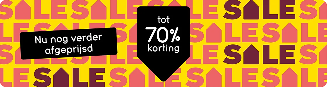 Nu nog verder afgeprijsd tot 70% korting