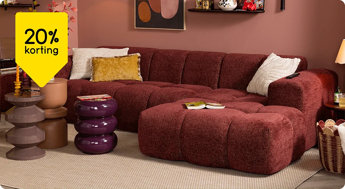 Alle banken en fauteuils Beau 20% korting