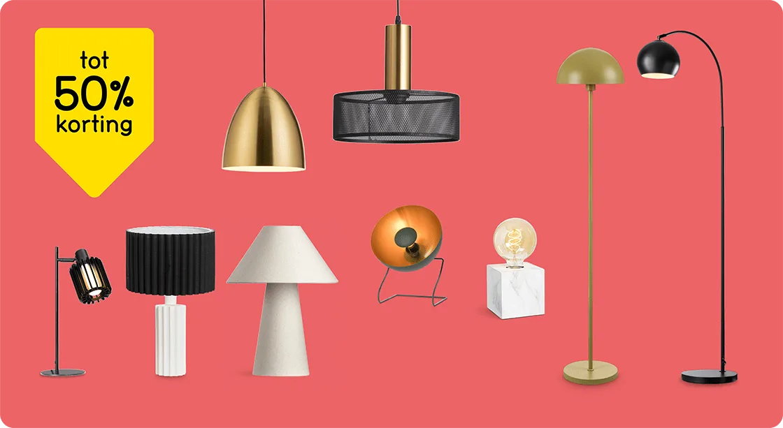 Heel veel verlichting tot 50% korting
