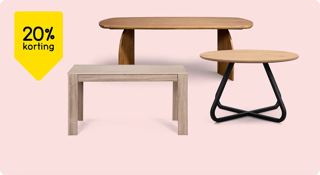 Eettafel Brigitte, Sepp en Vik 20% korting