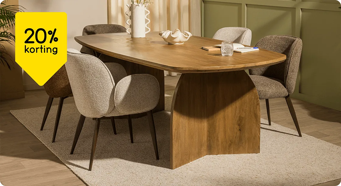 Eettafel Vik 20% korting