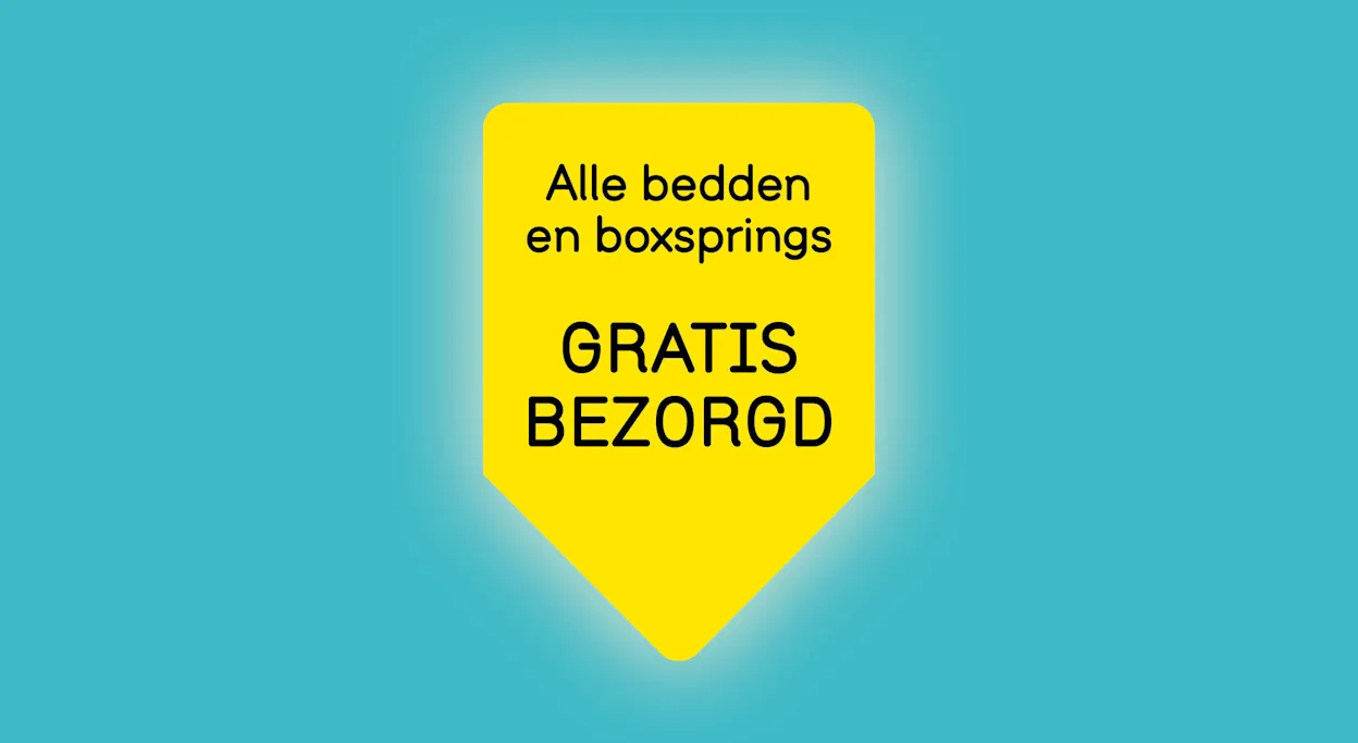 Alle bedden en boxsprings gratis bezorgd