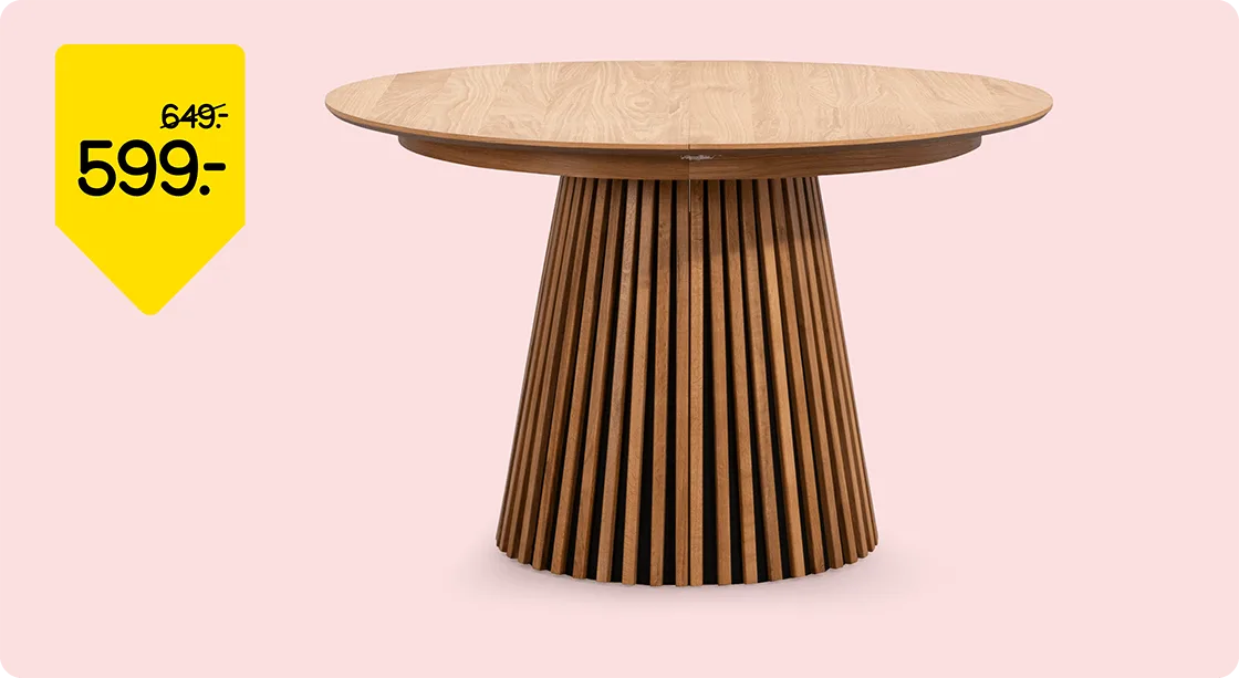 Eettafel Irene van 649,- voor 599,-