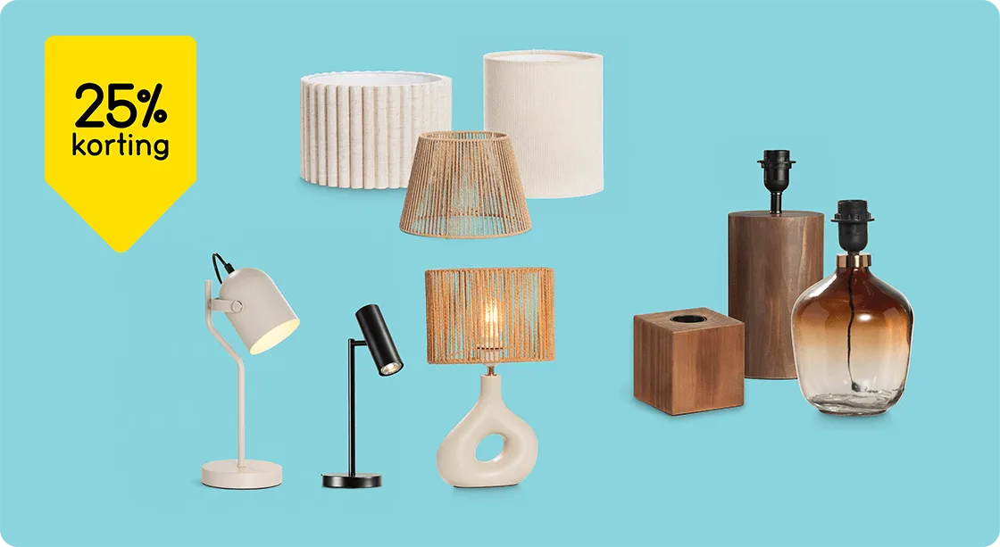 Heel veel verlichting 25% korting