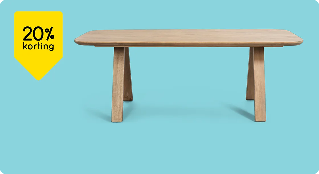 Eettafel Mandy 20% korting