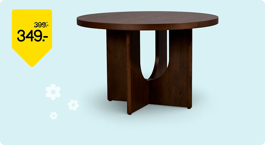 Eettafel Lio van 399,- voor 349,-
