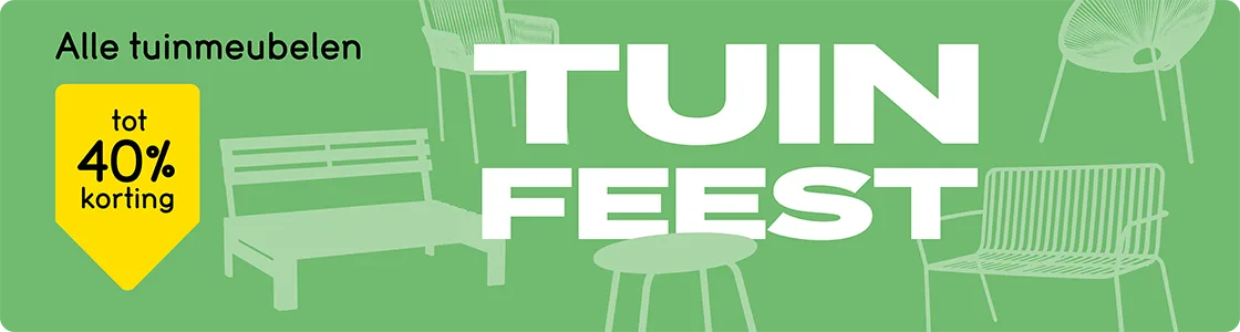 Alle tuinmeubelen tot 40% korting