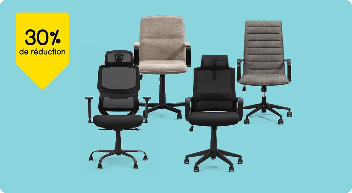Chaises de bureau Osby, Kane, Kopenhagen et Oslo 30% de réduction