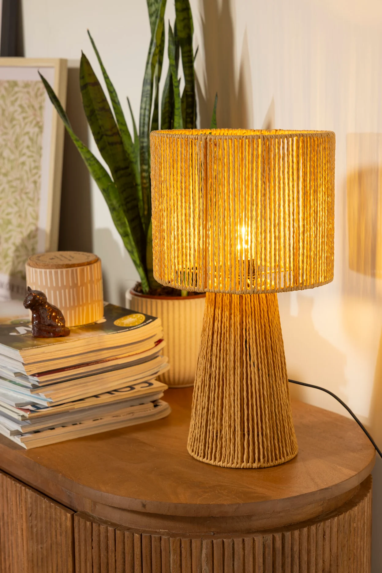 Trends - Riet, rotan, webbing lampen