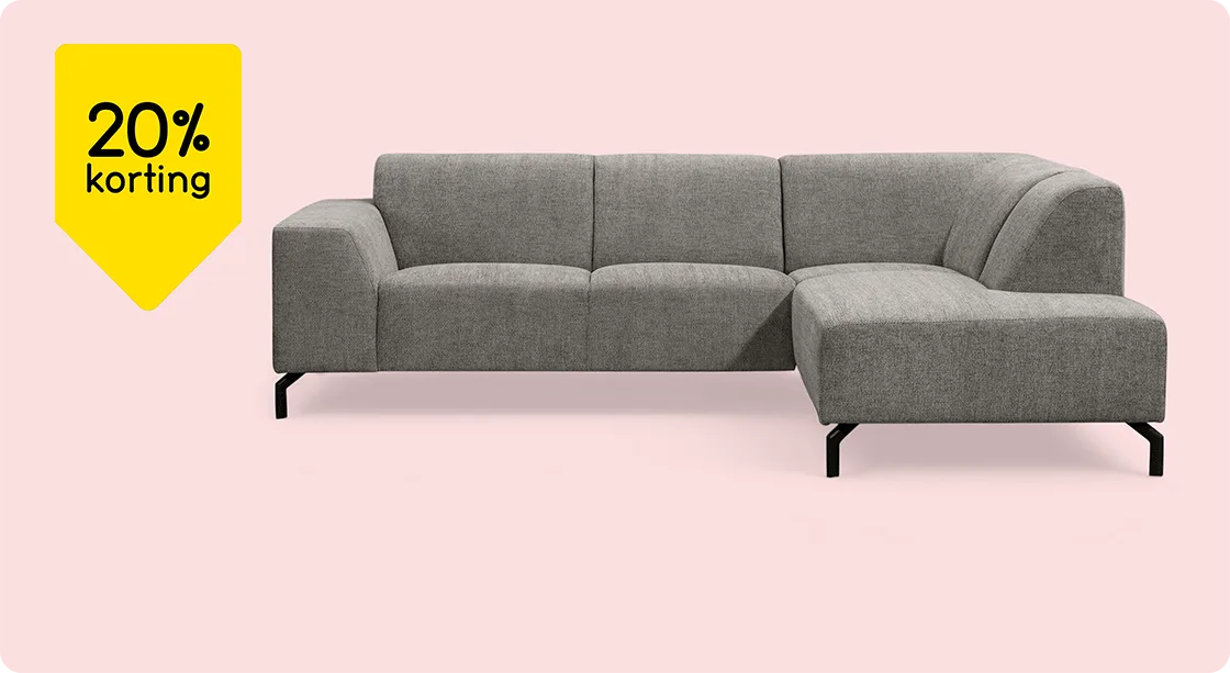 Hoekbank Noud 20% korting