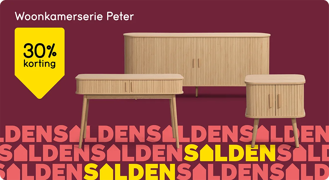 Woonkamerserie Peter 30% korting