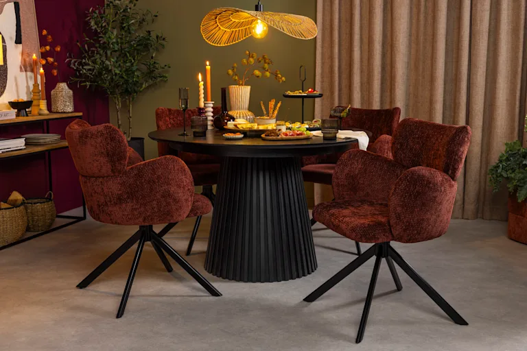 Draaibare eetkamerstoelen