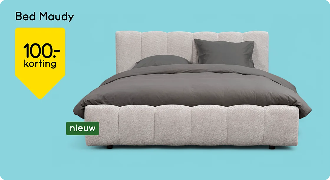 Bed Maudy 100,- korting