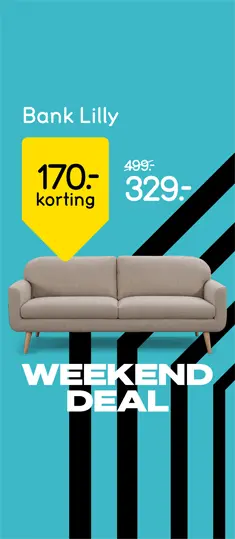 Bekijk Bank Lilly met 170 euro korting