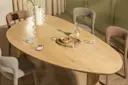 Eetkamertafel Pebble bovenaanzicht 3:2