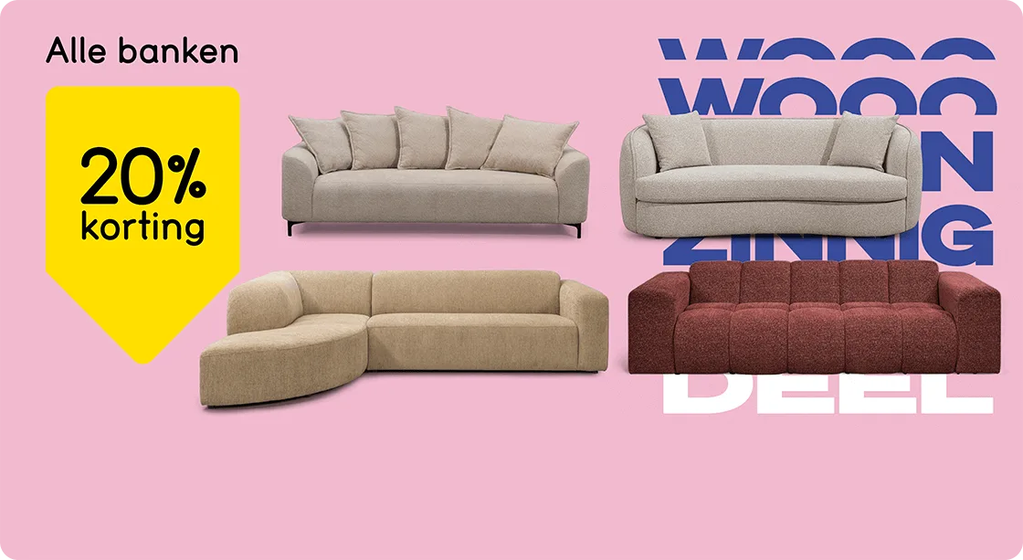 Alle banken 20% korting