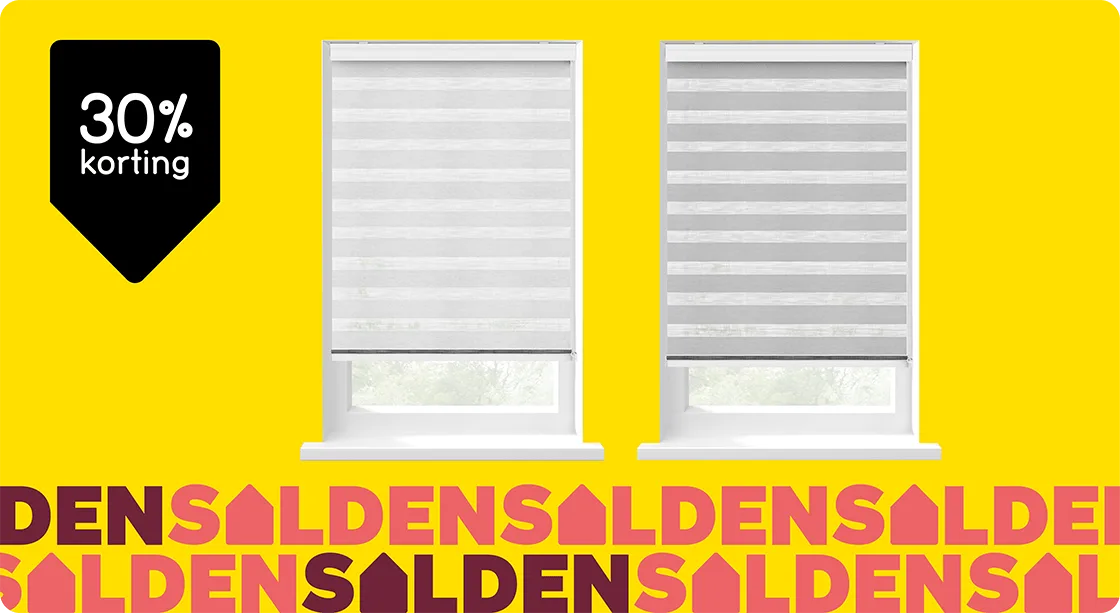 Alle Fenstr kant-en-klaar (duo)rolgordijnen en bamboe rolgordijnen 30% korting