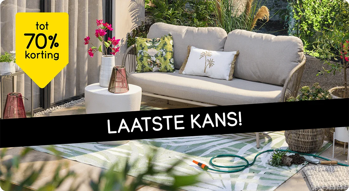 Tuinartikelen tot 70% korting
