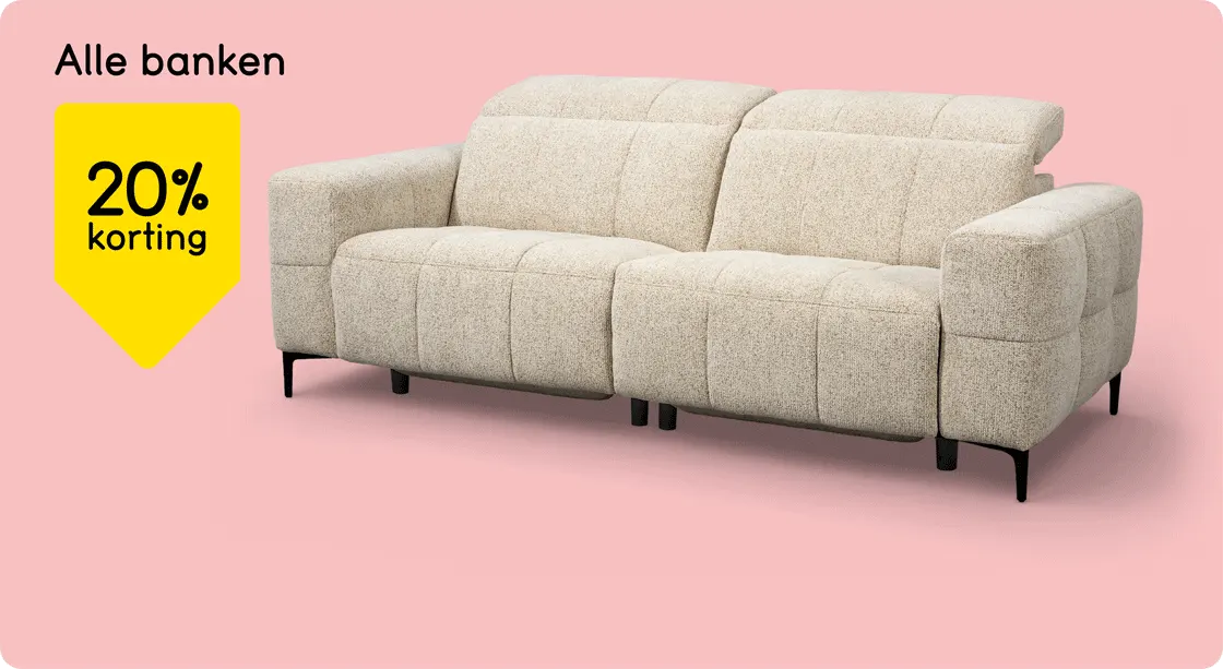 Alle banken 20% korting