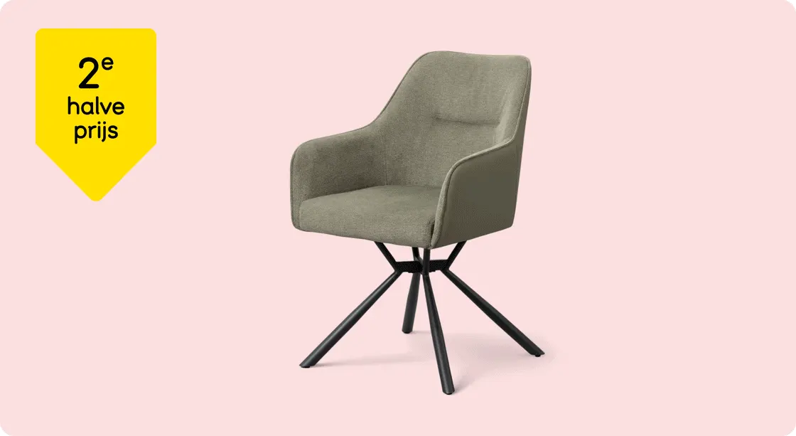 Diverse stoelen en barkrukken 2e halve prijs