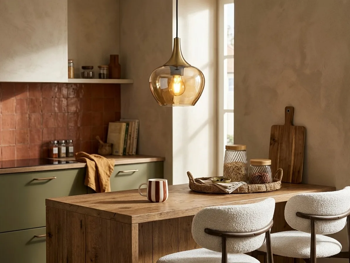 AI beeld keuken hanglamp Lola