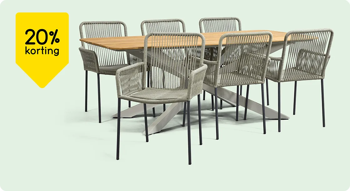 Tuinset Perpignan-Gerona 7-delig 20% korting 