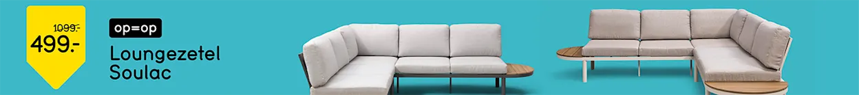 Loungezetel Soulac van 1099.- voor 499.-