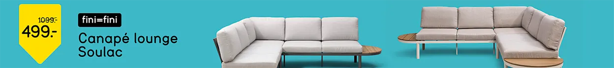 Canapé lounge Soulac de 1099.- pour 499.-