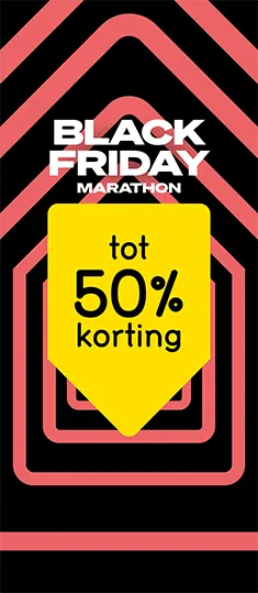Black Friday Marathon met kortingen tot 50%!