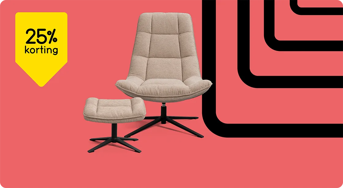 Fauteuil Emily 25% korting