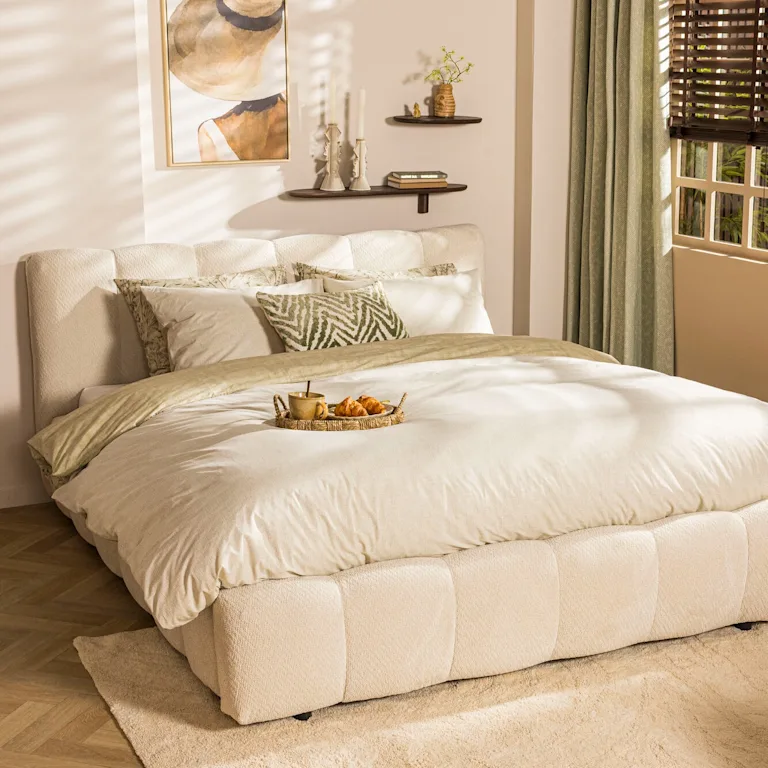 Bed Maudy vierkant