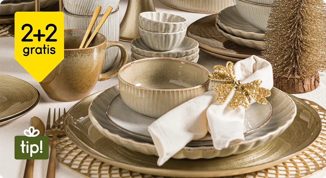 Alle servies 2+2 gratis