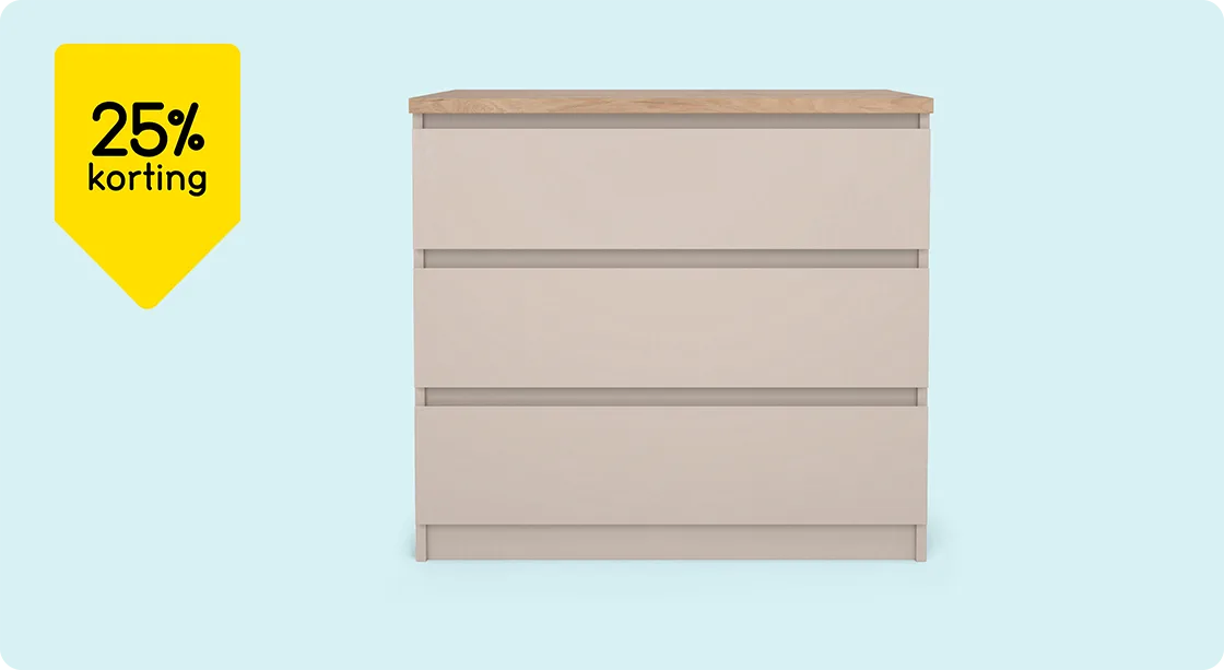Ladekast Naia 25% korting
