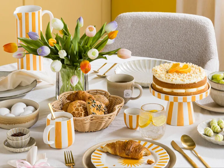 Servies zomer aan zee