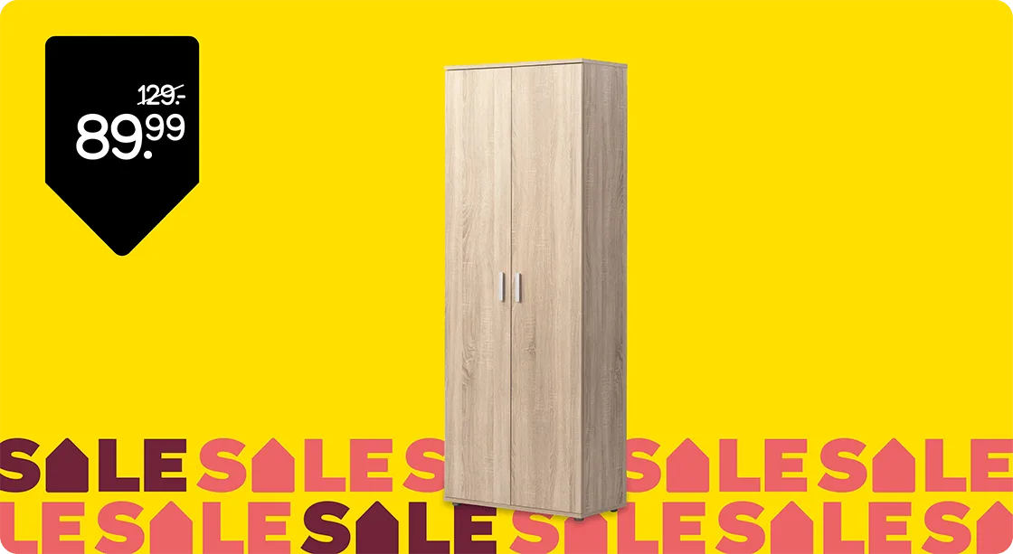 Kast Inca van 129,- voor 89,99,- 