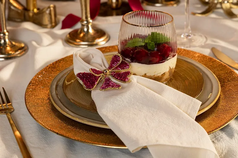 Opgemaakt bord kerst