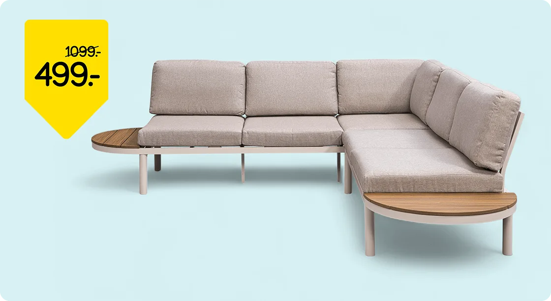 Canapé lounge Soulac de 1099,- pour 499,-