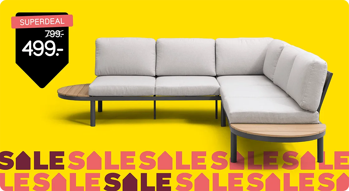 Loungebank Soulac van 799,- voor 499,-