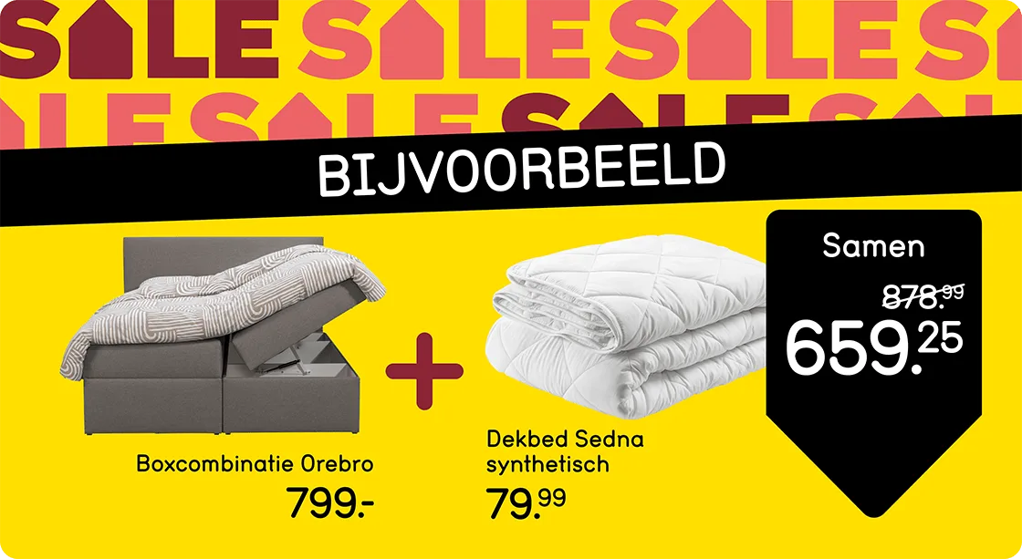 WK2/3 Combideal - Boxspring + Dekbed - NL