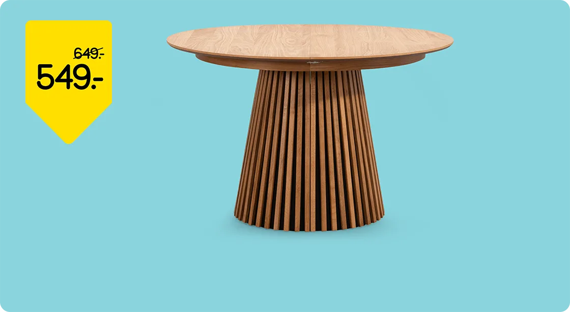 Eettafel Irene van 649,- voor 549,-