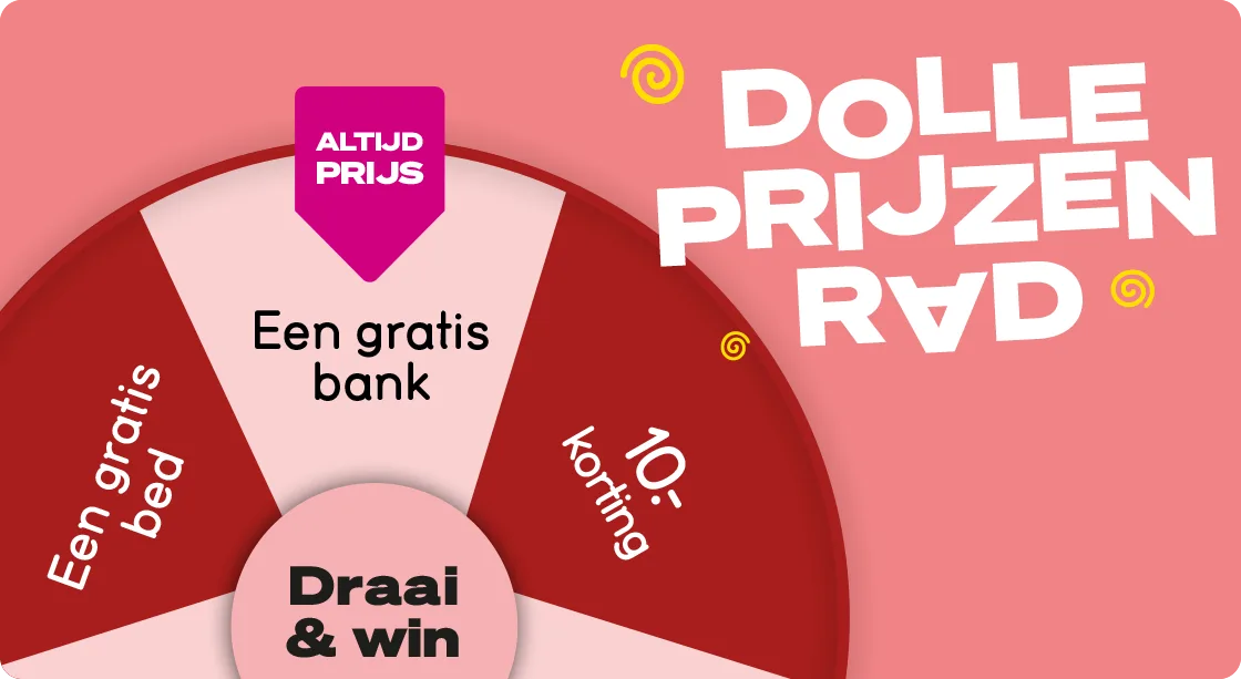 Dolle Prijzen Rad: draai en win te gekke prijzen!