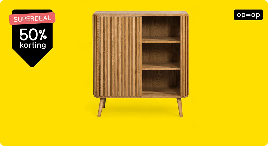 Kast Patrick 50% korting op=op