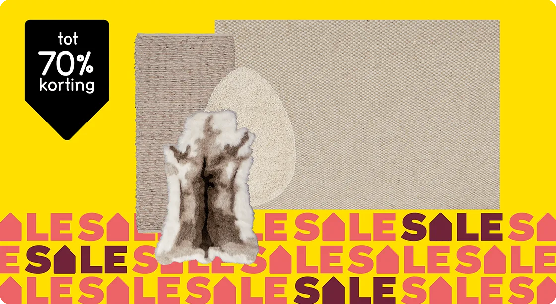 Geselecteerde vloerkleden tot 70% korting