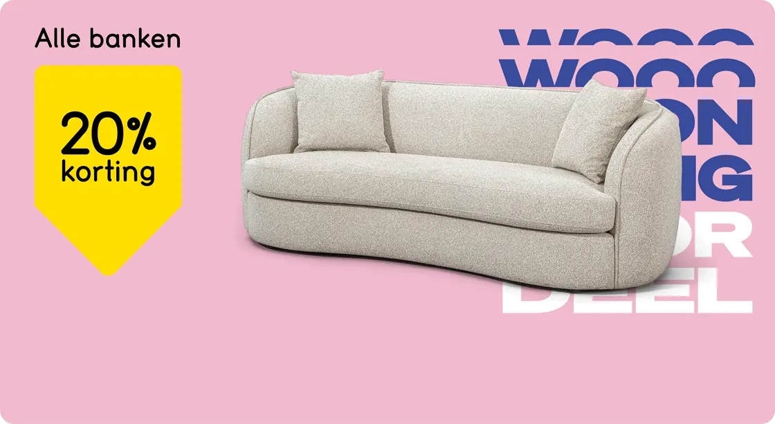 Alle banken 20% korting