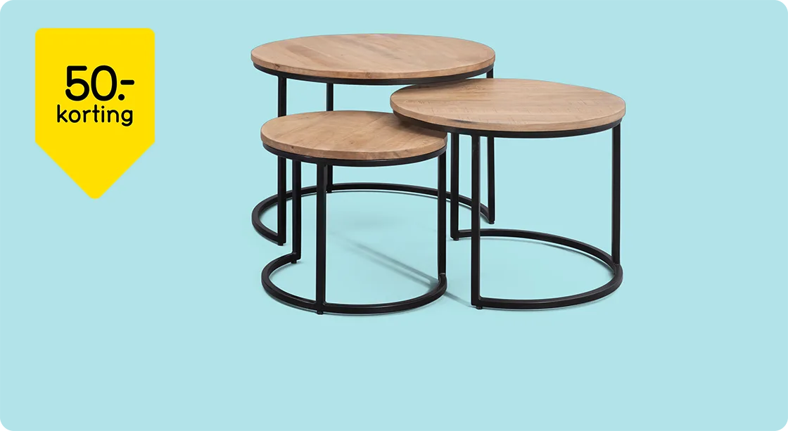 Bijzettafel Lex van 189,- voor 139,-