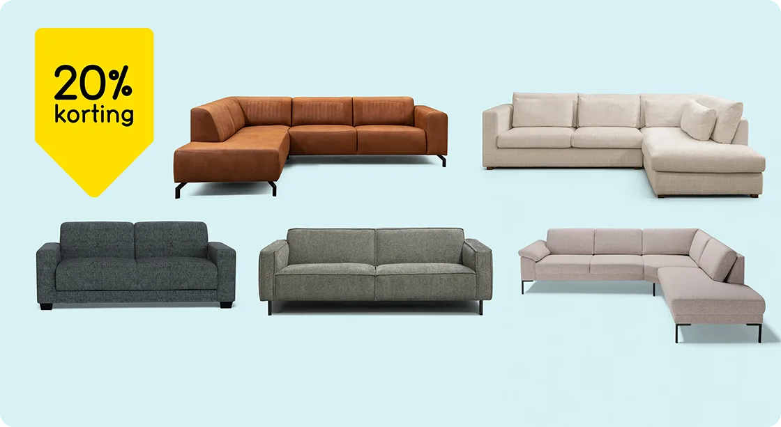 Geselecteerde zetels 20% korting