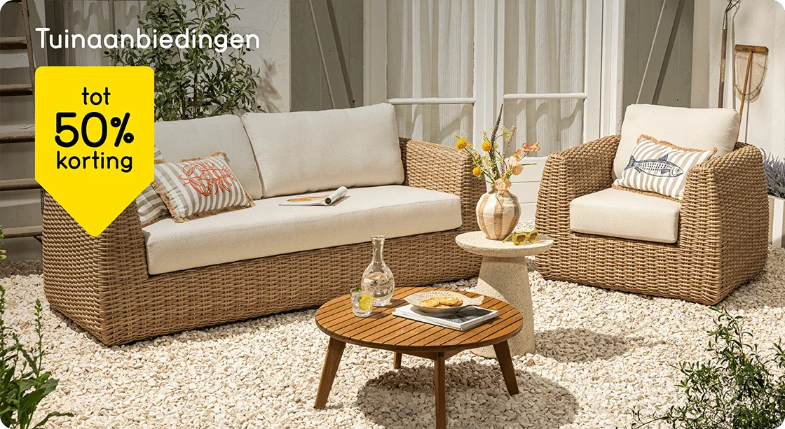 Alle tuinaanbiedingen tot 50% korting
