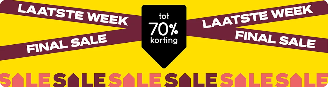 Nu nog verder afgeprijsd tot 70% korting