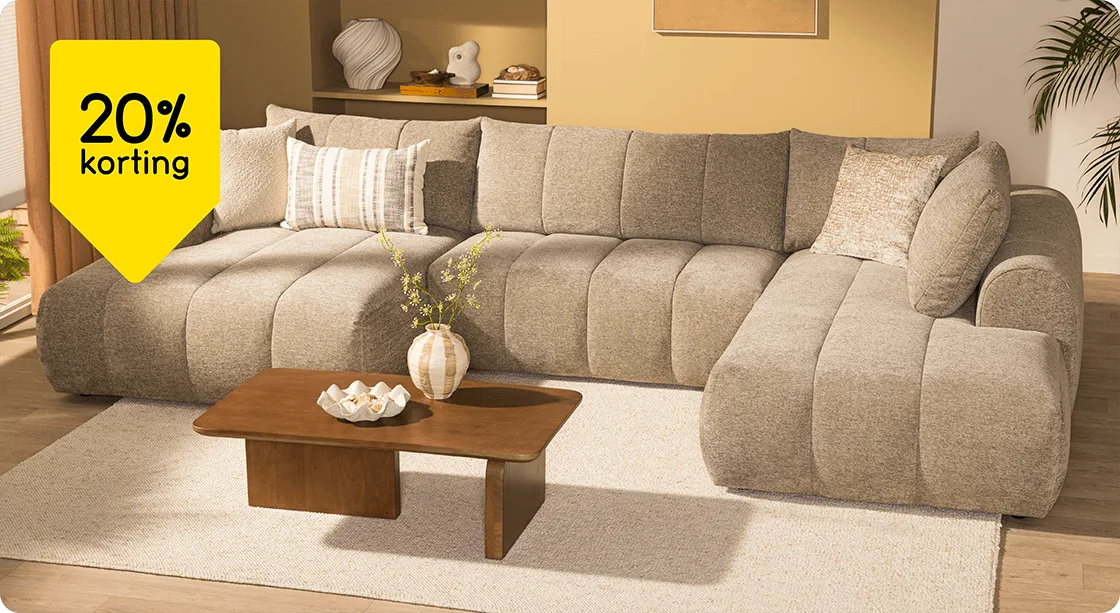 Banken en fauteuils Juliette 20% korting